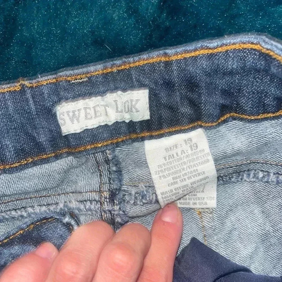 Sweet look blue JEANS women’s size 19 - Picture 3 of 3